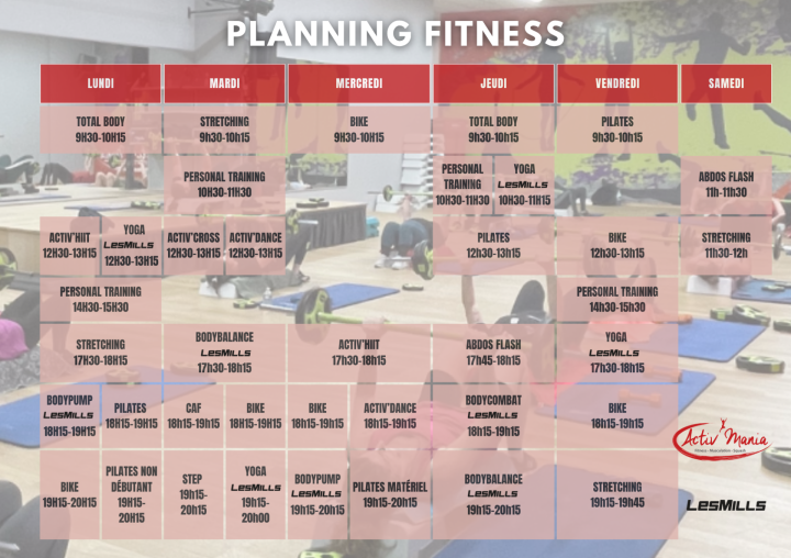 Planning de cours